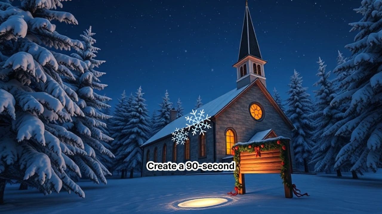 Youth Christmas Celebration Welcome Video