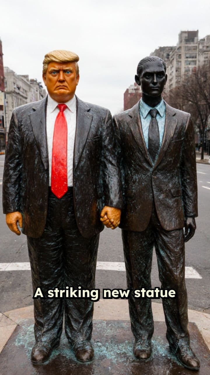 Trump and Epstein Statue Returns to D.C.