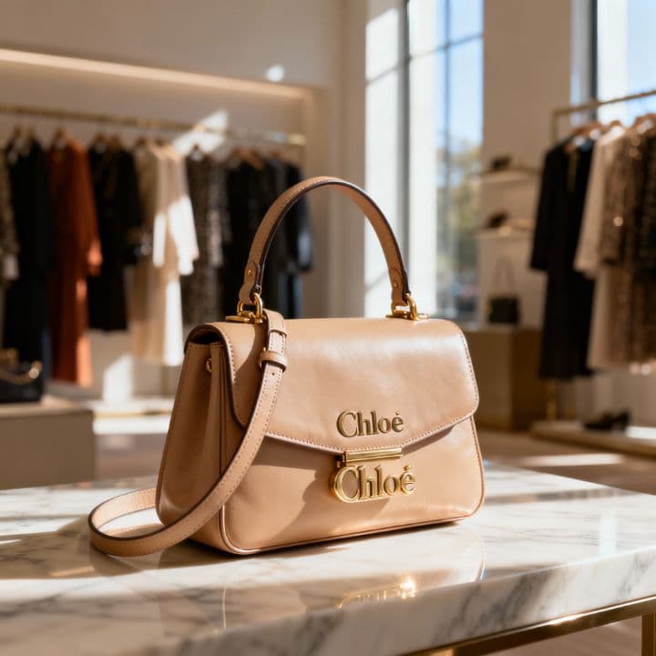 Advertisement - Chloé Handbags: Timeless Elegance