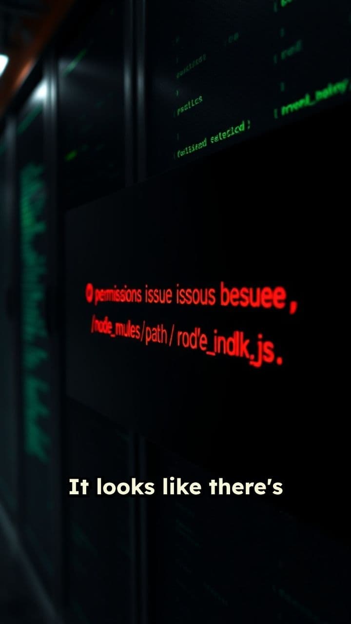 Fixing Permissions Issue in Node Modules