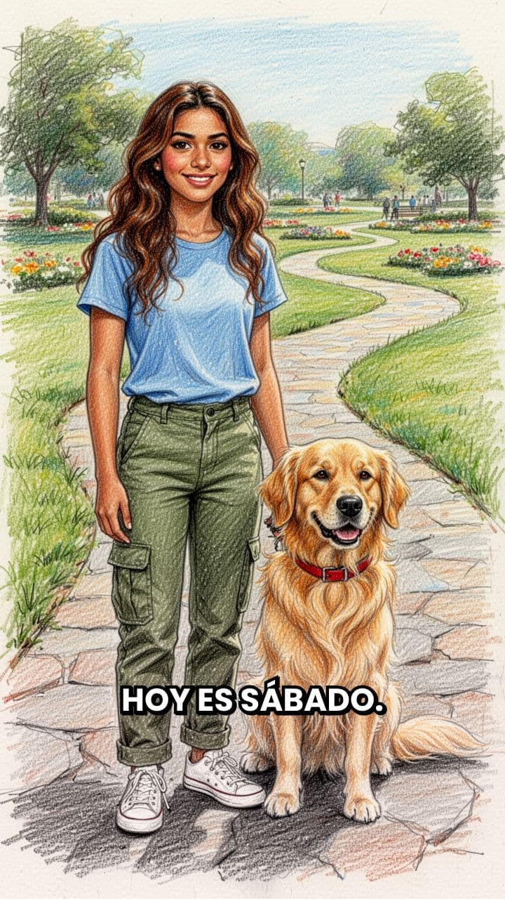 Ana y Coco en el parque