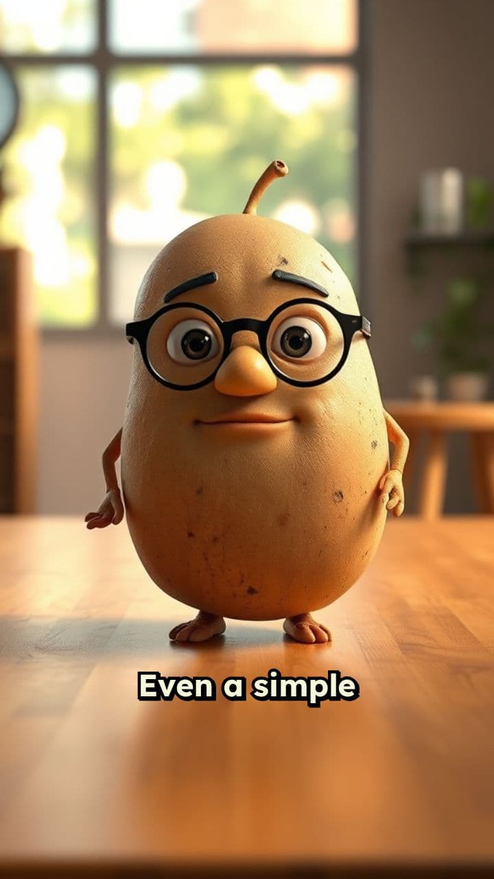 Motivational Mashup: Potato, Chicken, and Cat!