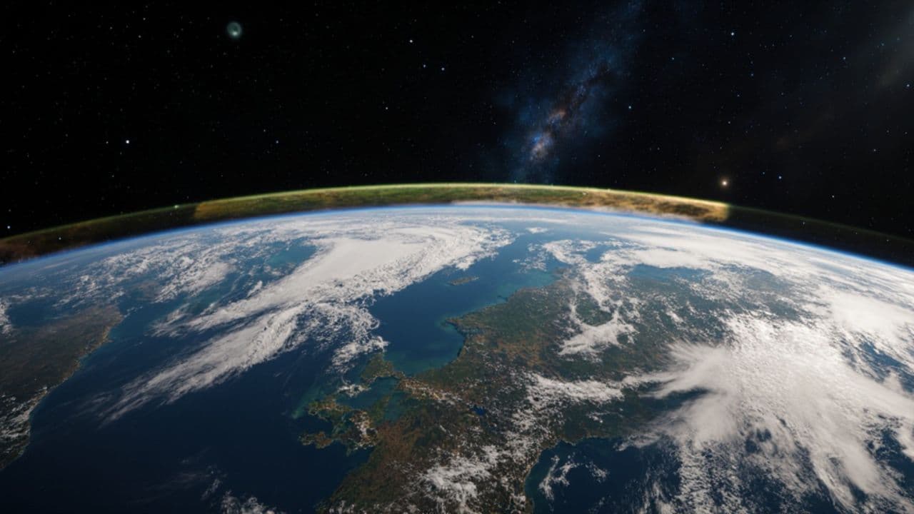 Zooming from Space to Earth