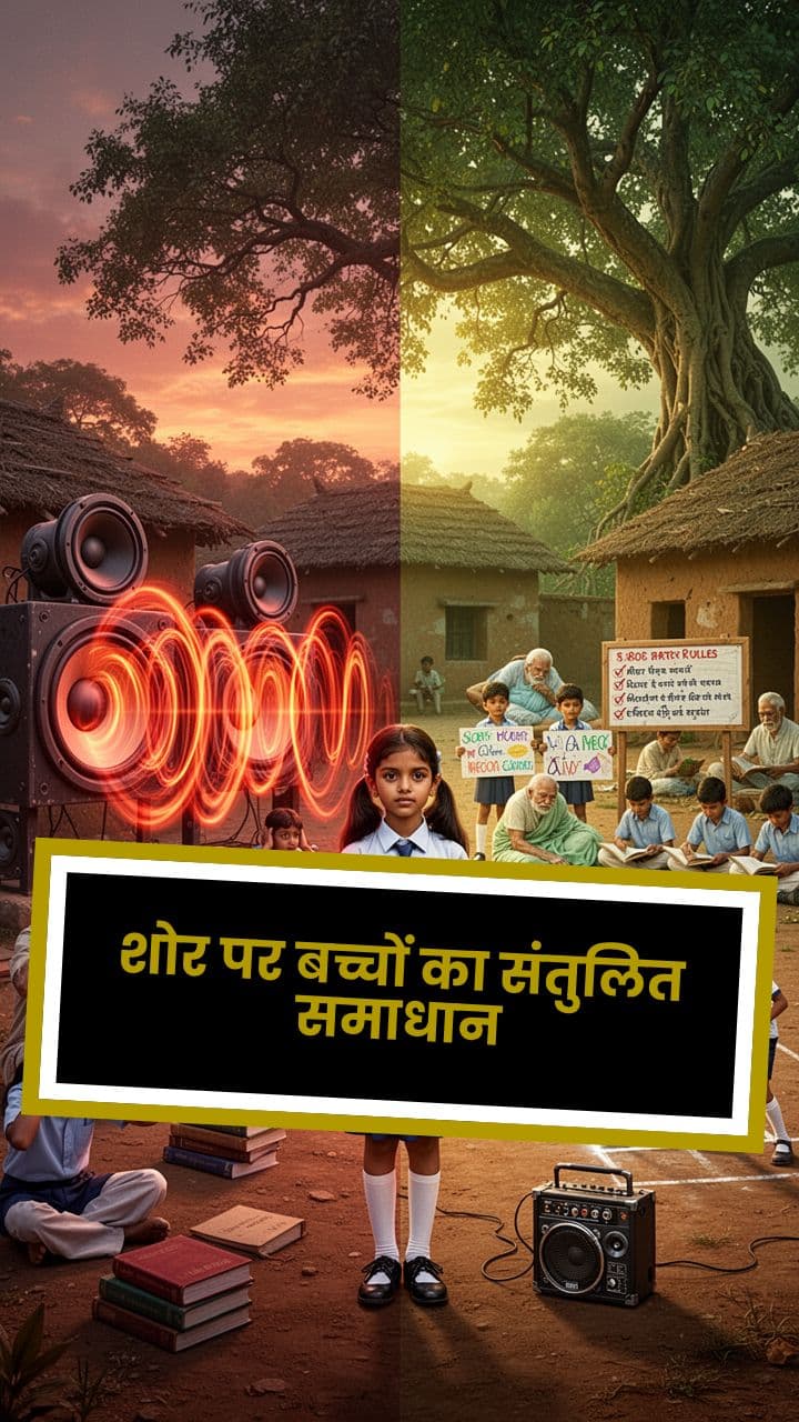 शोर पर बच्चों का संतुलित समाधान