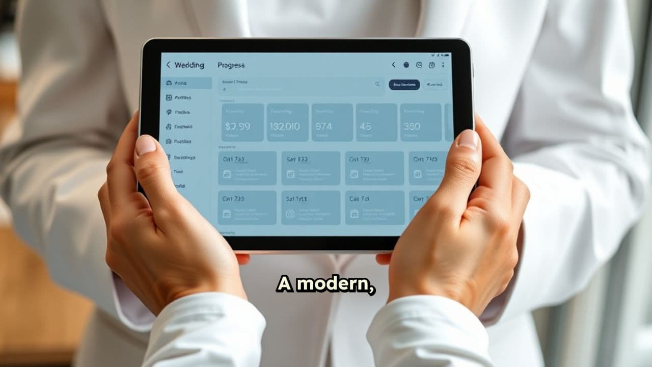 Wedding Progress Dashboard Overview