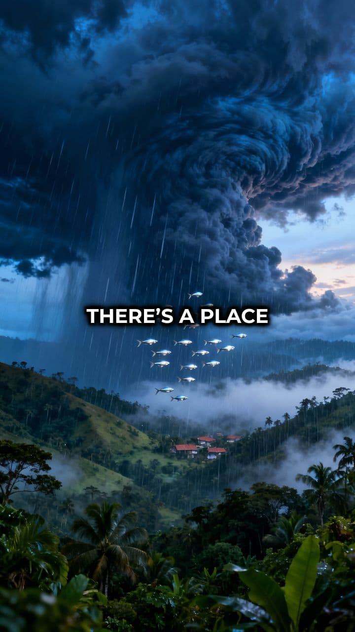 Honduras Town Where Fish Rain Annually