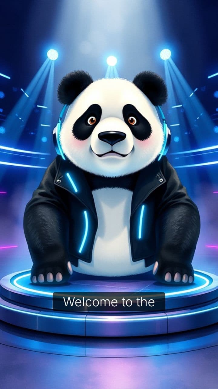 Neon Panda DJ Nightclub