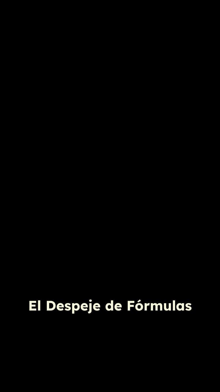 Matemáticas: Despeje, Notación y Unidades