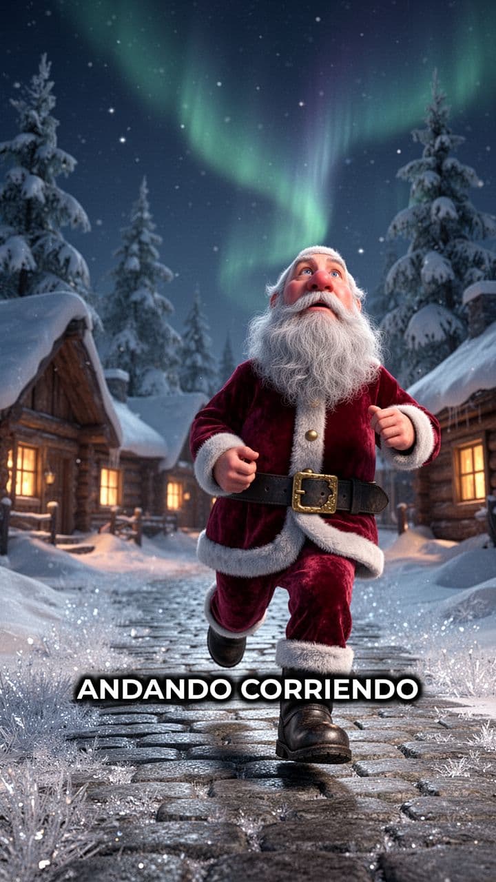 Cagando en el trineo volador