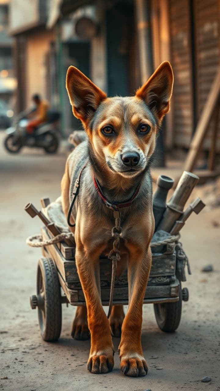 A Loyal Dog's Struggle