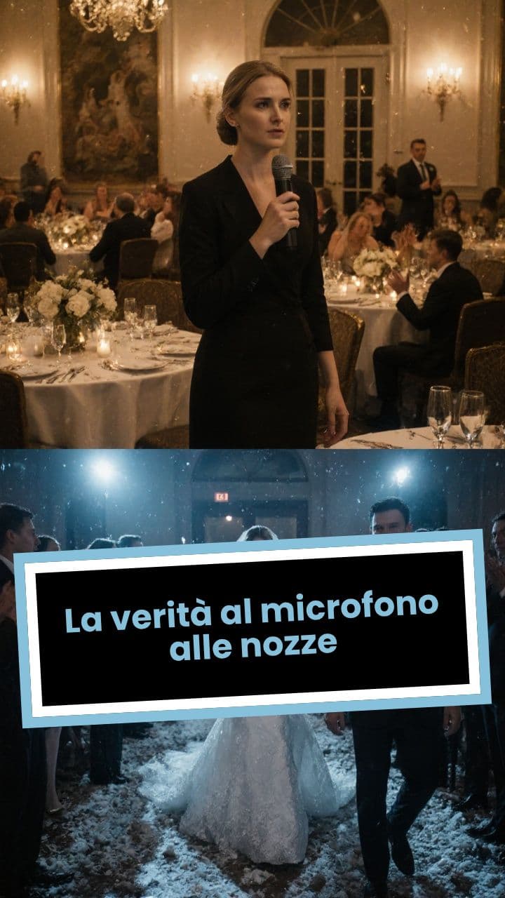 La verità al microfono alle nozze