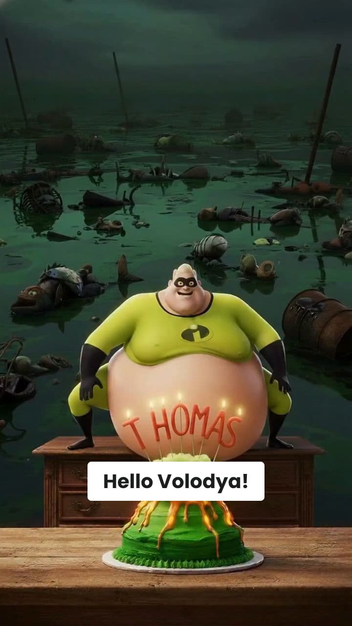 Incredible Gassy Birthday for Volodya