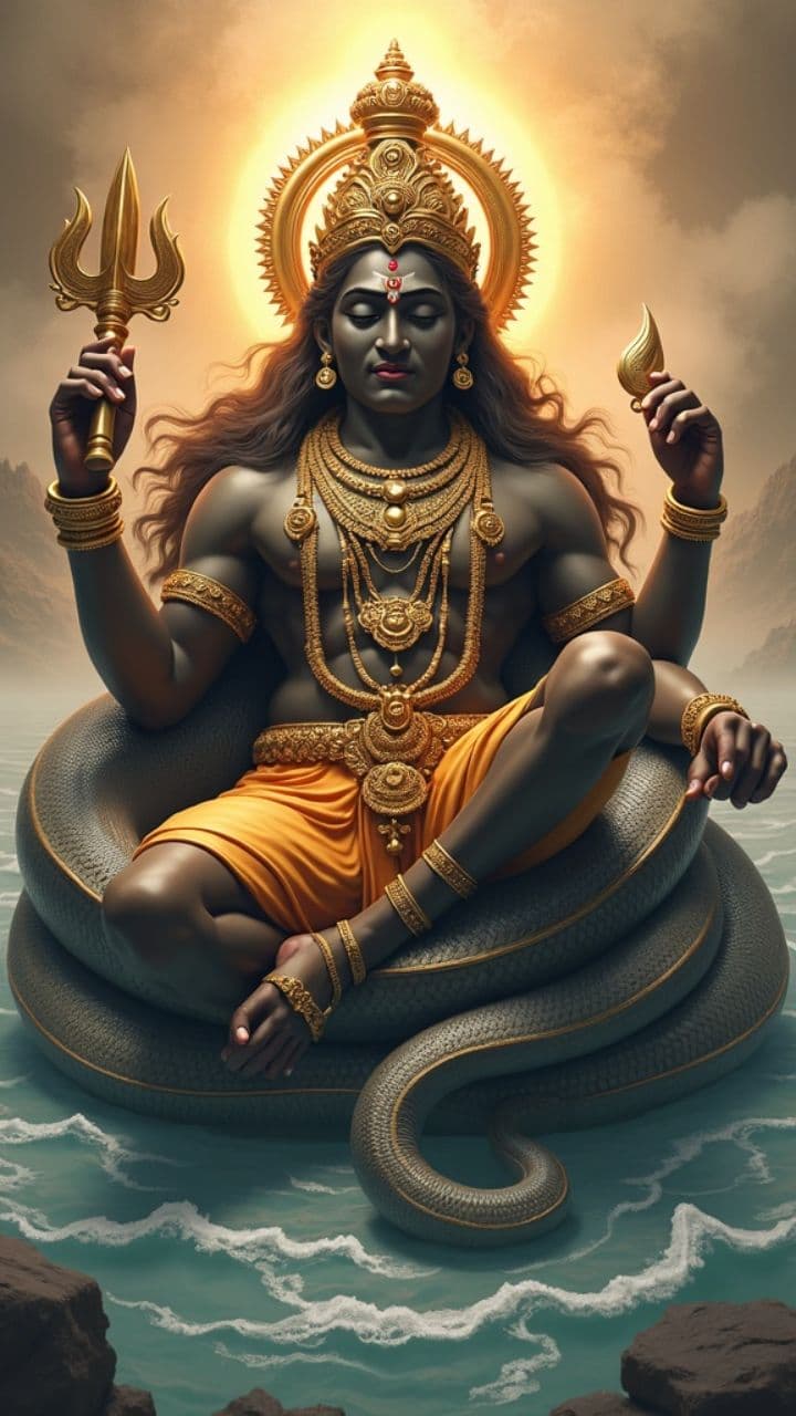 Lord Vishnu's Sacred Animation
