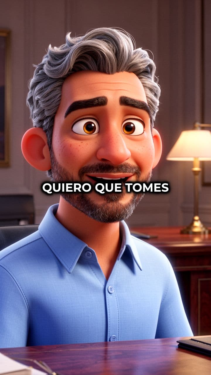 Sincronización labial con fondo de oficina