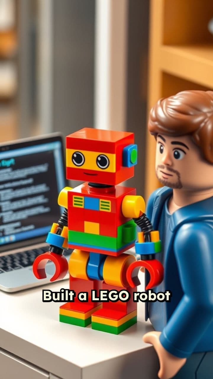 LEGO Robot with ChatGPT Personality