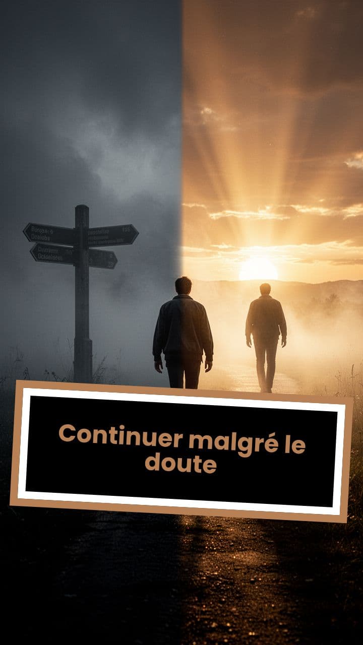 Continuer malgré le doute