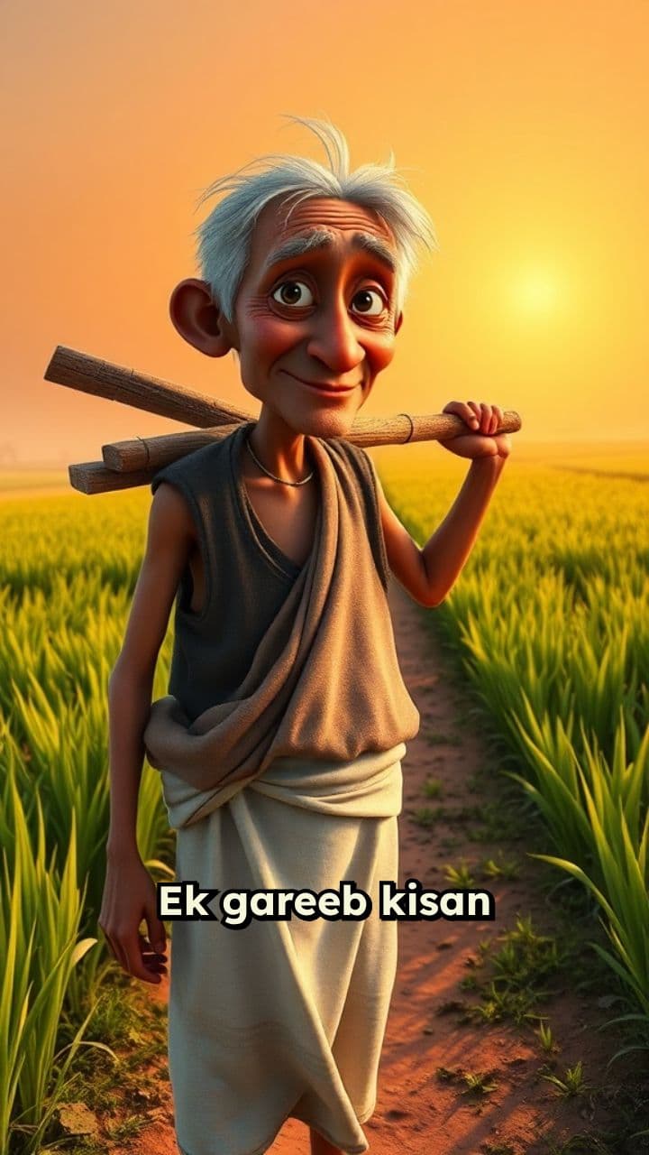 A Poor Farmer Goes to the Field