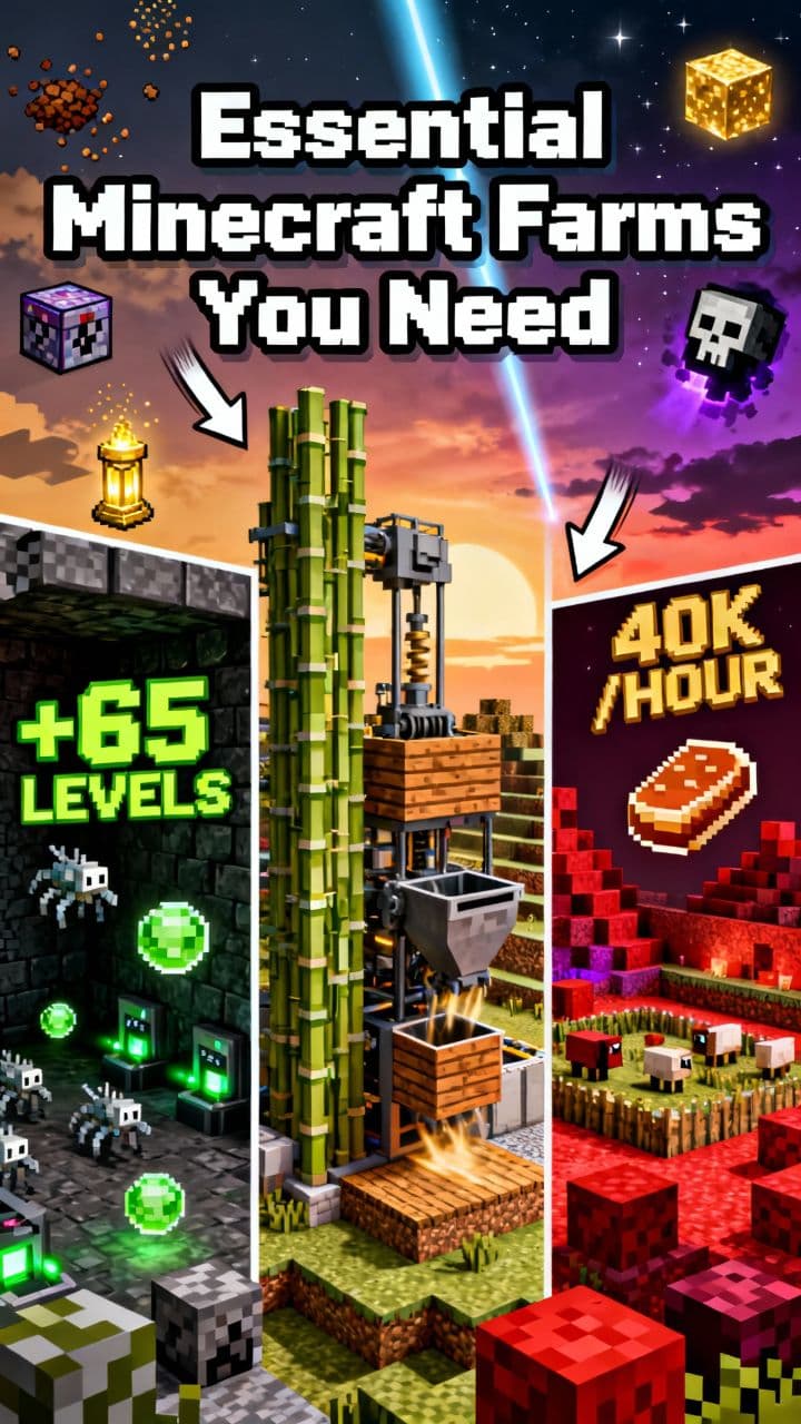 Essential Minecraft Farms You Need