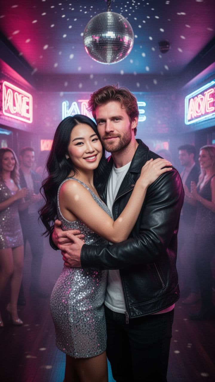 Hugs, Kisses, and Two Gold Circles