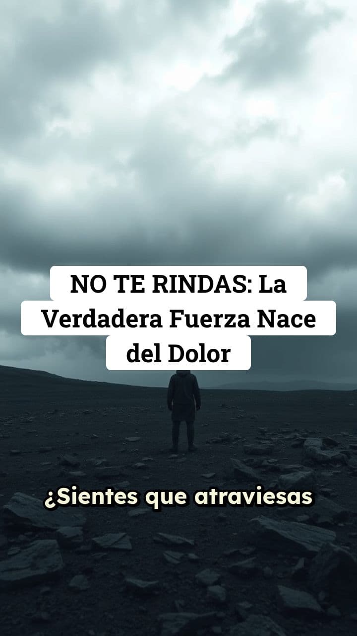 NO TE RINDAS: La Verdadera Fuerza Nace del Dolor (Motivación 2024)