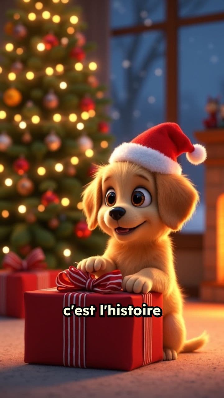 Un petit chien pour Noël