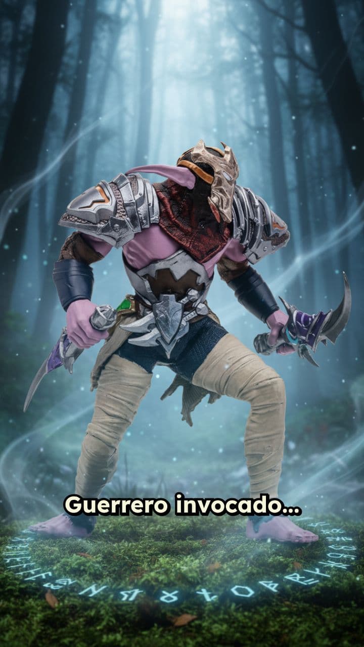 Guerrero listo para la batalla