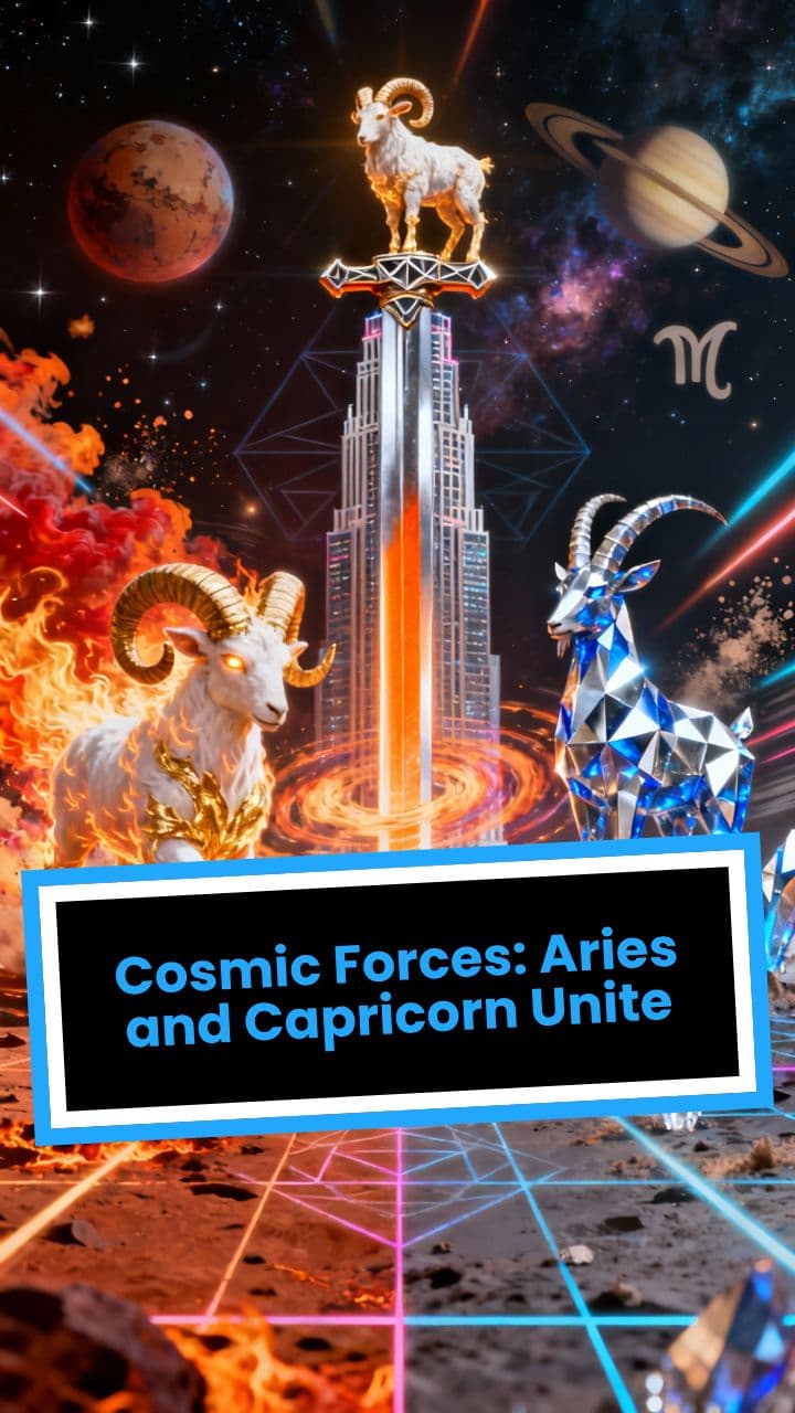 Cosmic Forces: Aries and Capricorn Unite