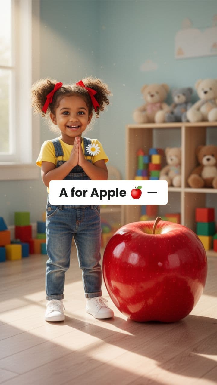 Alphabet Action Rhyme for Kids