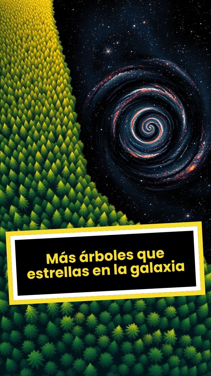 Más árboles que estrellas en la galaxia