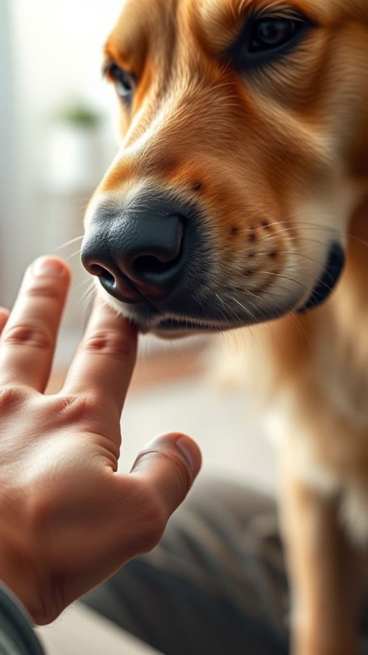 A Dog's Gentle Touch