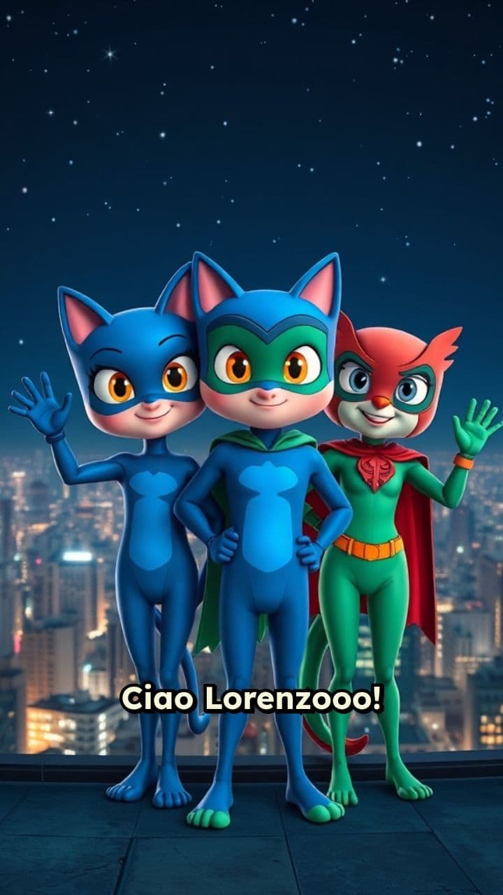 Messaggio dai Pijamasque per Lorenzo