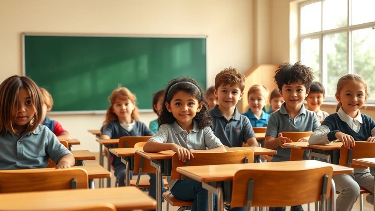 Вход учительницы в класс