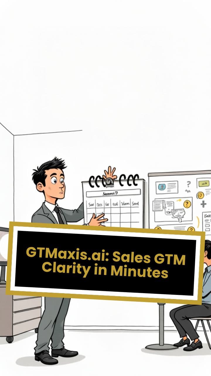 GTMaxis.ai: Sales GTM Clarity in Minutes