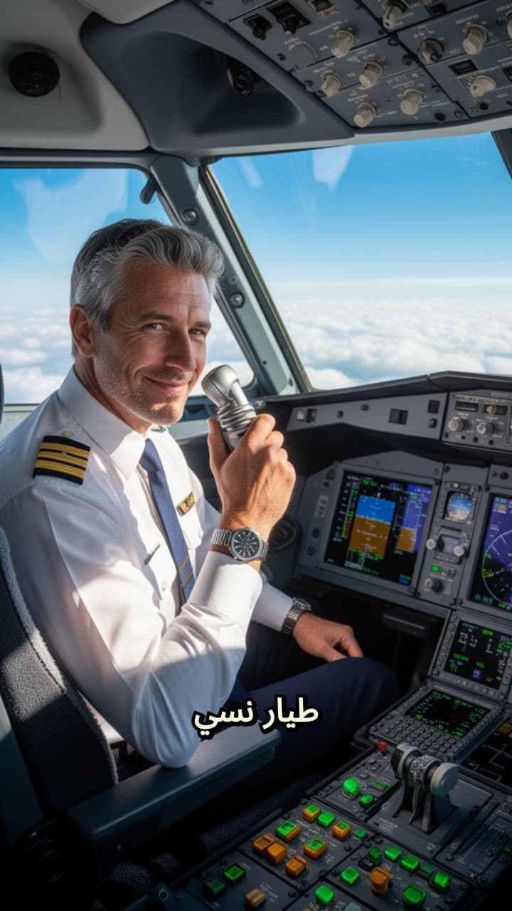 الطيار والمايك المفتوح