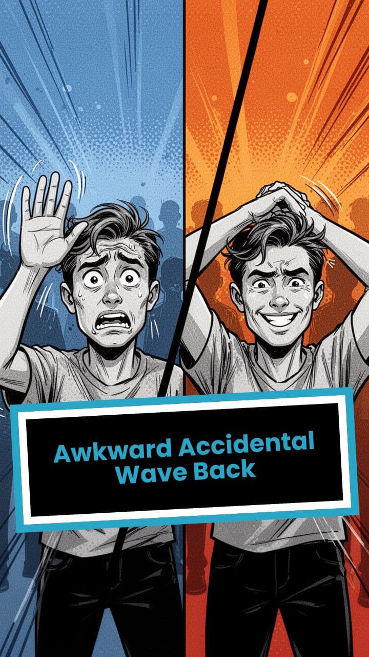 Awkward Accidental Wave Back