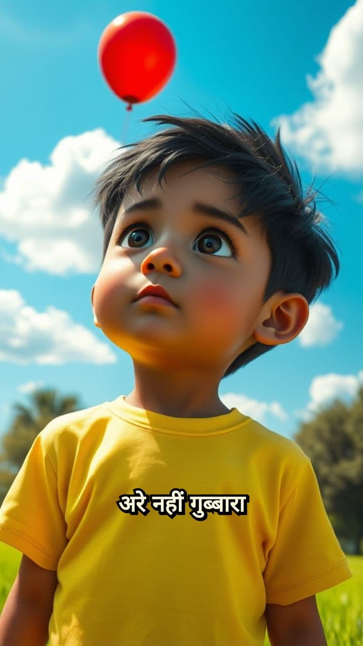 गुब्बारा खो गया
