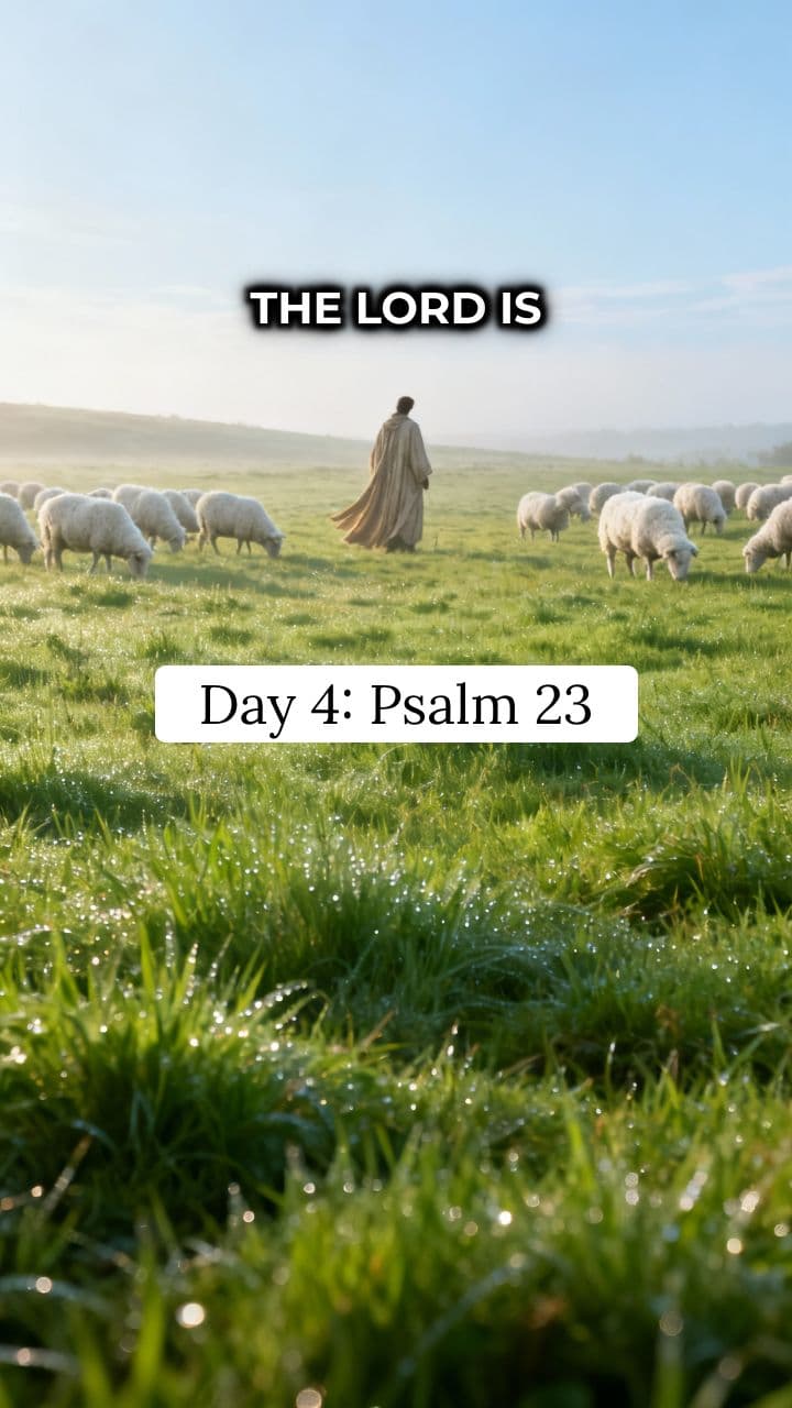 Day 4: Psalm 23 - The Lord is My Shepherd