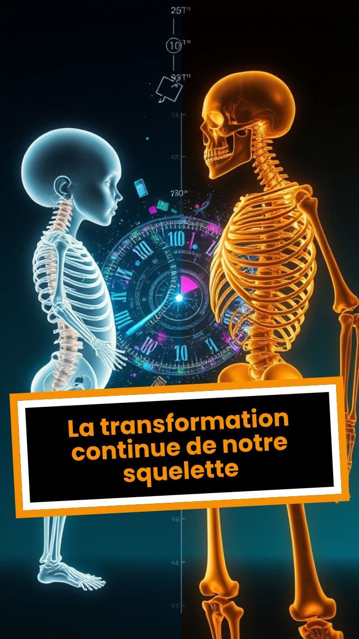 La transformation continue de notre squelette