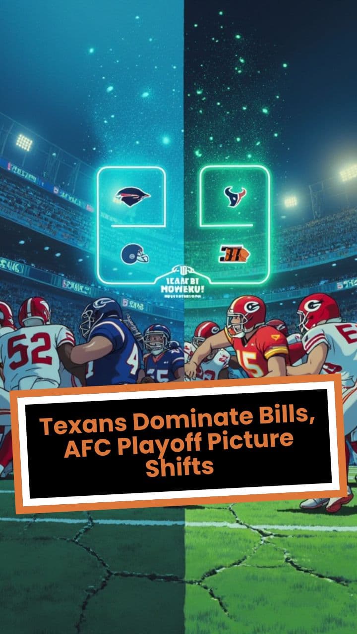 Texans Dominate Bills, AFC Playoff Picture Shifts