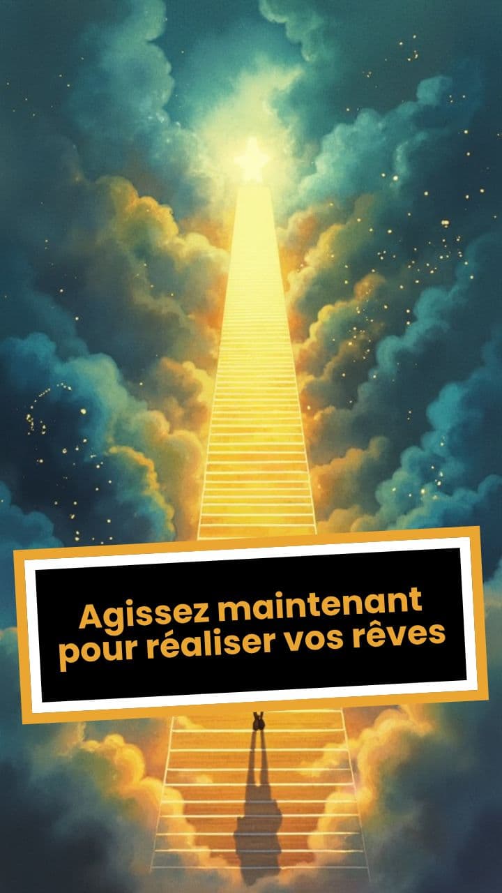 Agissez maintenant pour réaliser vos rêves