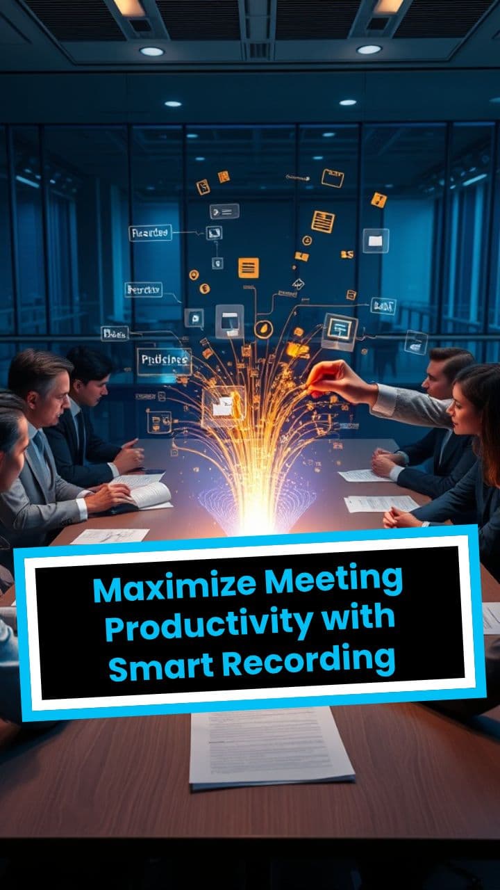 Maximize Meeting Productivity with Smart Recording