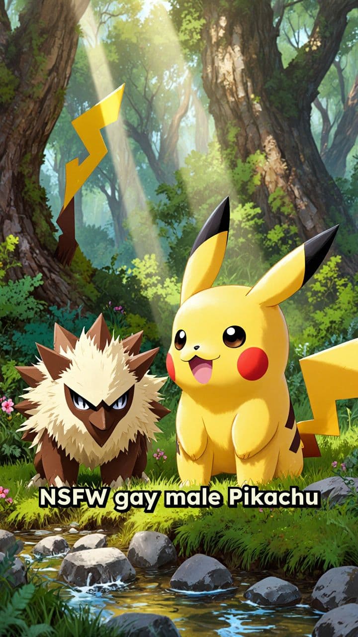 Forest Playtime with Pikachu and Zigzagoon