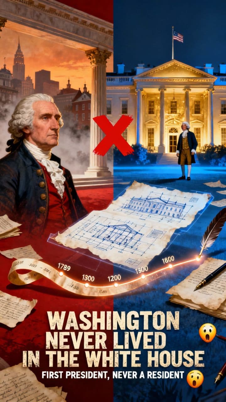 Washington Never Lived in the White House