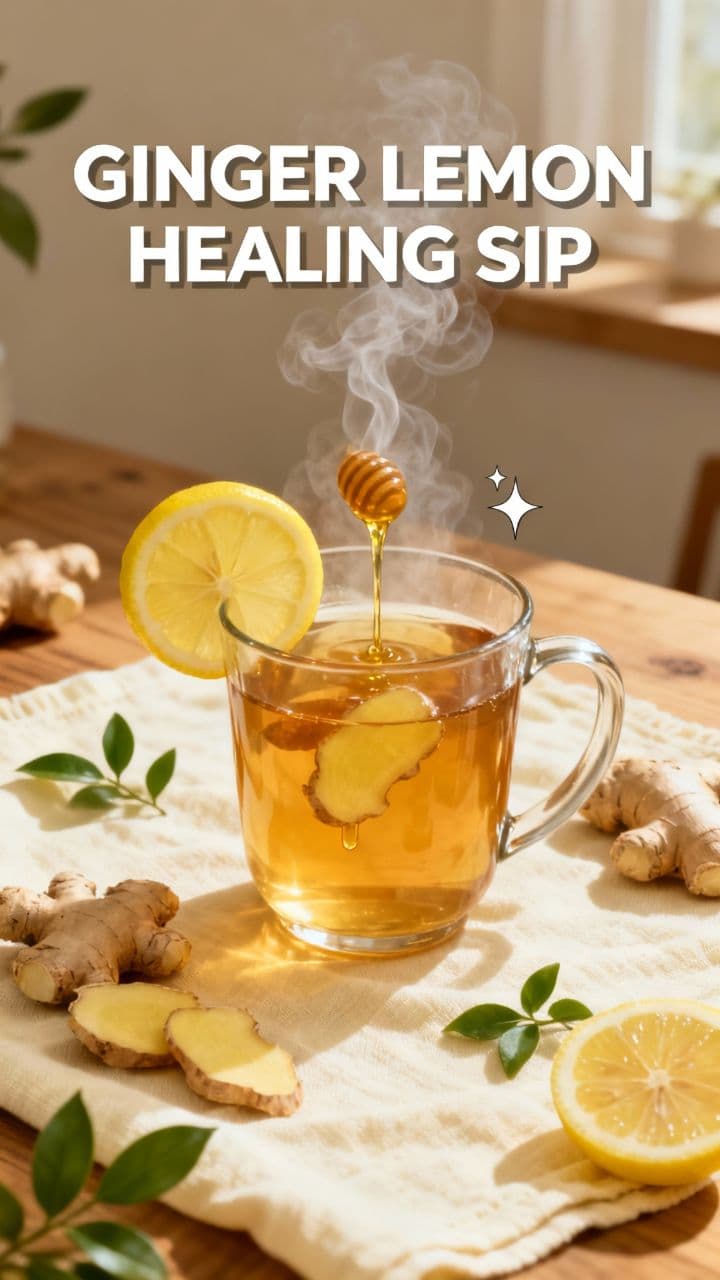Ginger Lemon Healing Sip
