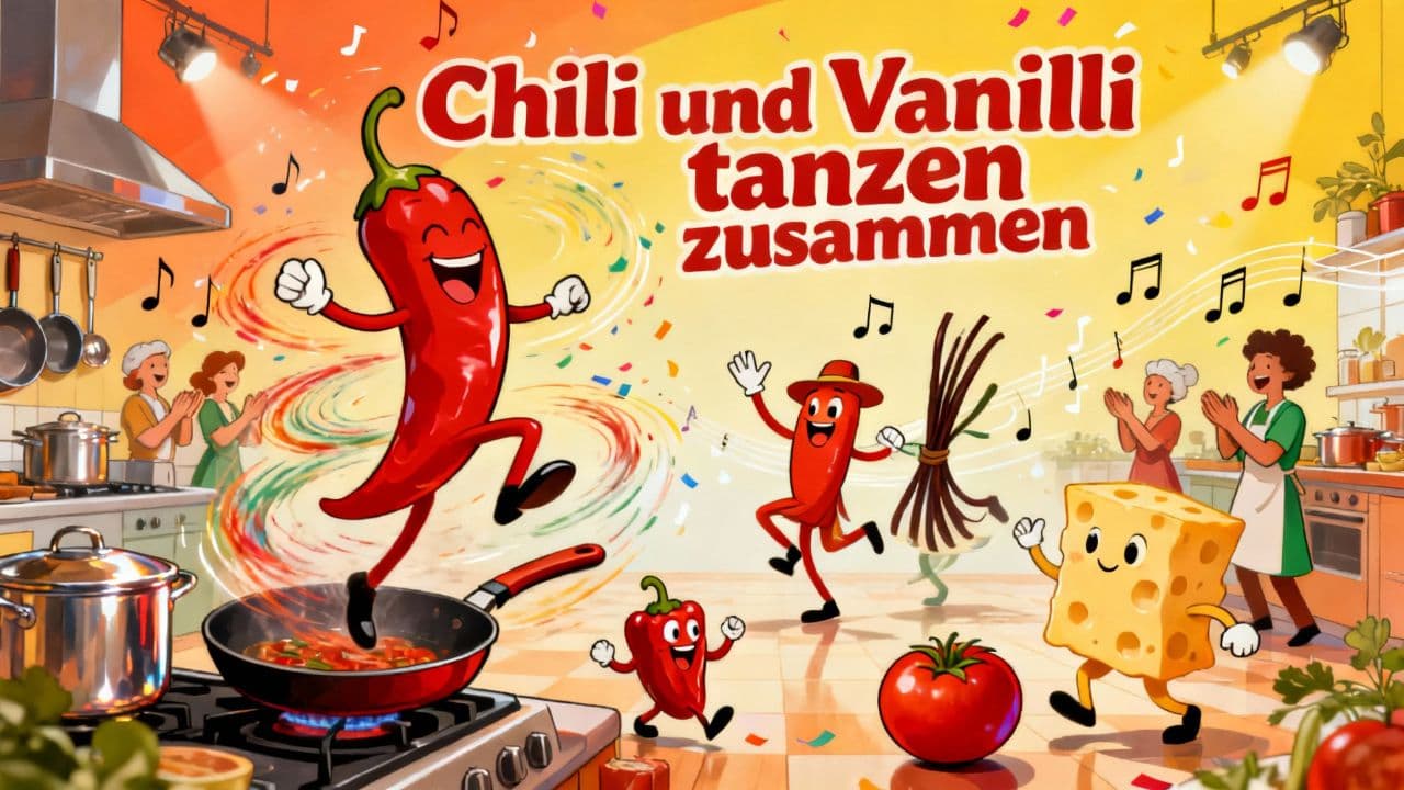 Chili und Vanilli tanzen zusammen
