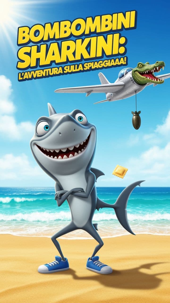 Bombombini Sharkini: L'Avventura Sulla Spiaggiaaa!