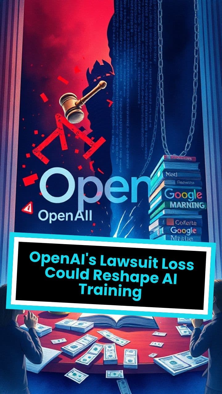 OpenAI's Lawsuit Loss Could Reshape AI Training