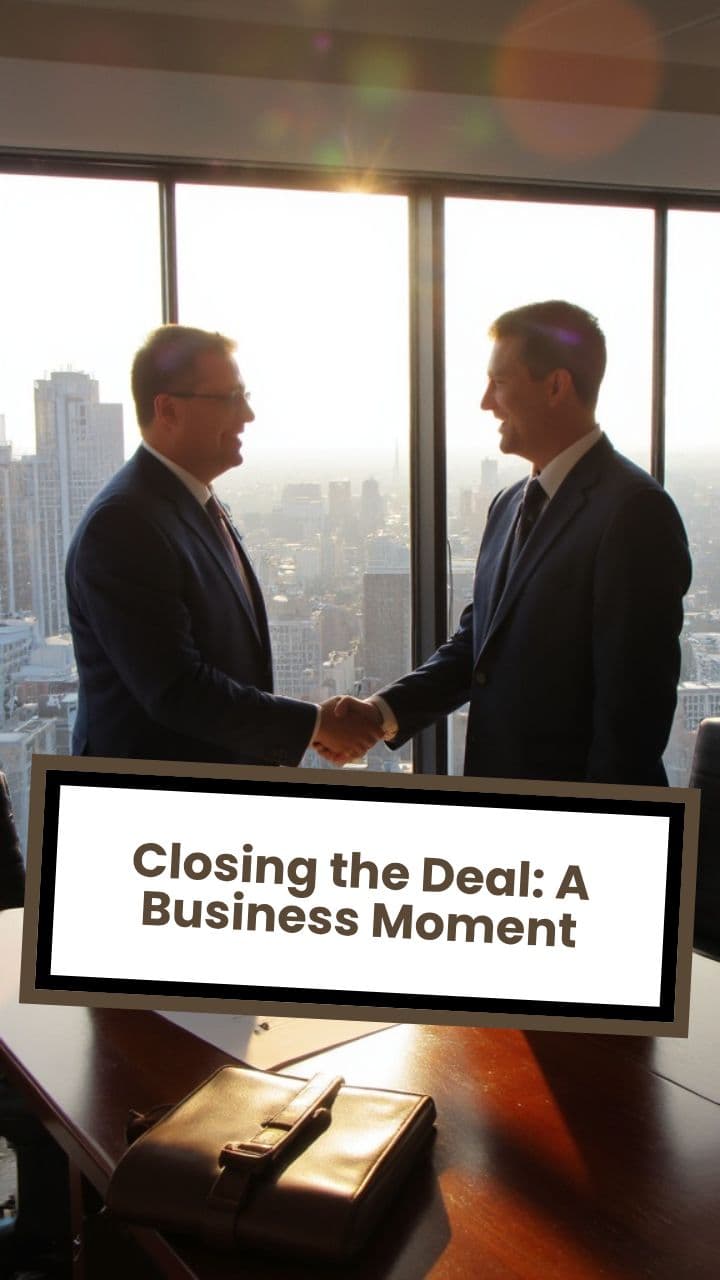 Closing the Deal: A Business Moment