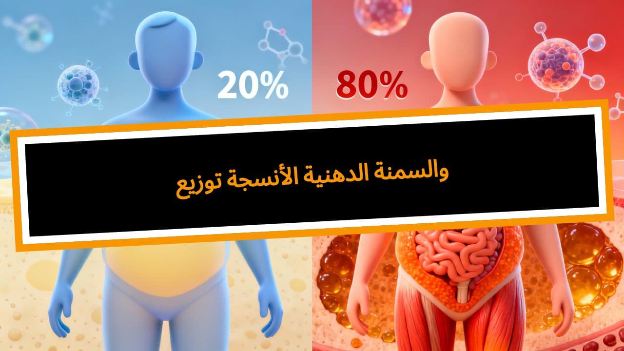 توزيع الأنسجة الدهنية والسمنة