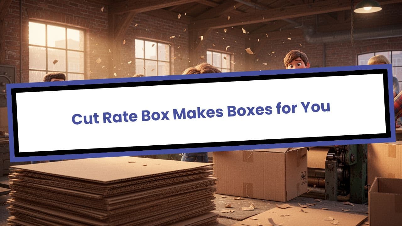 Cut Rate Box Makes Boxes for You